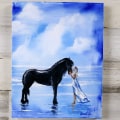 How to Perfectly Capture the Beauty of a Horse: Sketching Out the Composition
